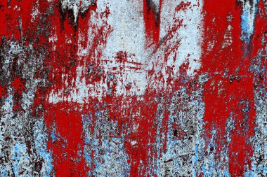 Dökülen boya paslı metal dokusu