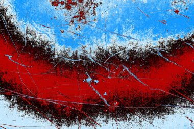 Çizik ve çatlaklarla metal doku