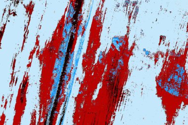 Çizik ve çatlaklarla metal doku