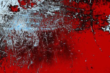 Duvar dokusu arkaplanı eski boyayla soyulmuş 