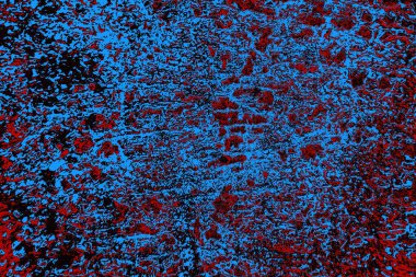 Çizik ve çatlaklarla metal doku