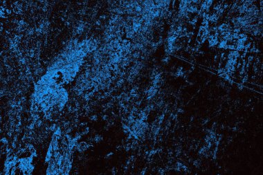 Koyu renkli ses, arka planda çatlaklar olan grunge duvar dokusu