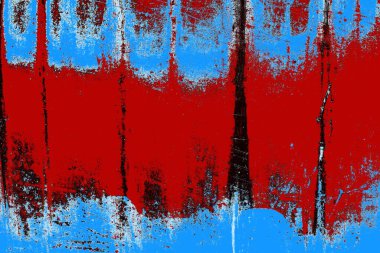 Çizik ve çatlaklarla metal doku