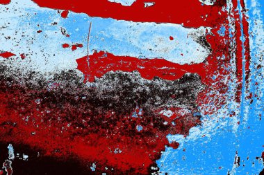 Çizik ve çatlaklarla metal doku