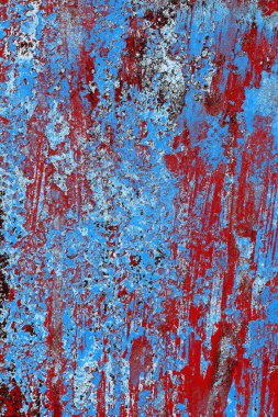 kırmızı, mavi ve siyah grunge duvar dokusu arkaplanı 