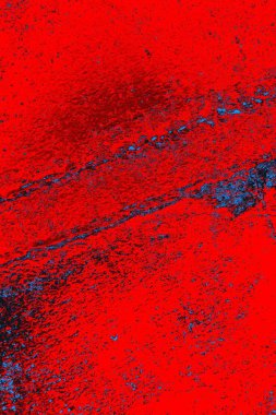 Kırmızı ve mavi renkli grungy duvar, desenli arka plan