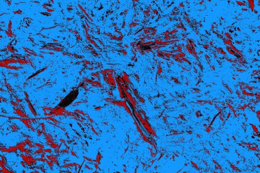 Çizik ve çatlaklarla metal doku