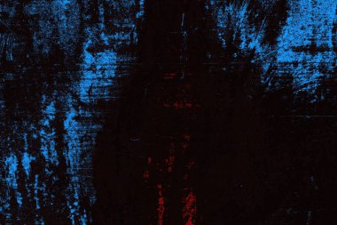 Koyu renkli ses, arka planda çatlaklar olan grunge duvar dokusu