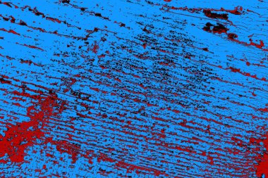 Çizik ve çatlaklarla metal doku