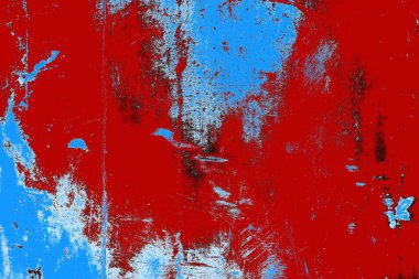 Çizik ve çatlaklarla metal doku