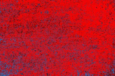 Kırmızı ve mavi renkli grunge duvar dokusu arkaplanı
