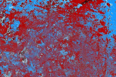 Duvar dokusu arkaplanı eski boyayla soyulmuş 