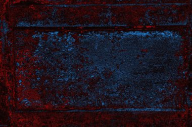 Koyu renkli ses, çatlak ve arkaplanı su sıçratan grunge duvar dokusu