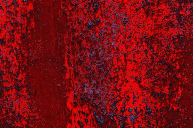 Parlak kırmızı ve mavi renkli grunge duvar dokusu arkaplanı