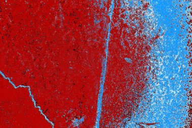 kırmızı, mavi ve siyah grunge duvar dokusu arkaplanı 