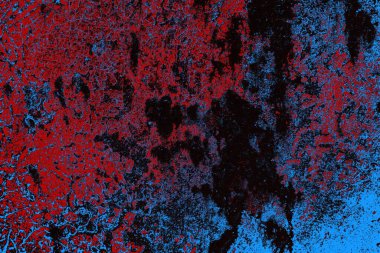 Çizik ve çatlaklarla metal doku