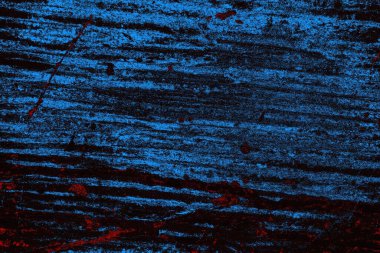 Koyu renkli ses, arka planda çatlaklar olan grunge duvar dokusu