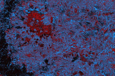 Çizik ve çatlaklarla metal doku