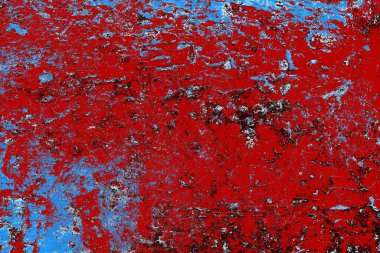 Çizik ve çatlaklarla metal doku