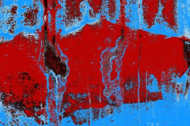 Çizik ve çatlaklarla metal doku