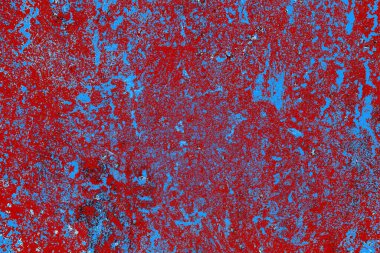 Duvar dokusu arkaplanı eski boyayla soyulmuş 