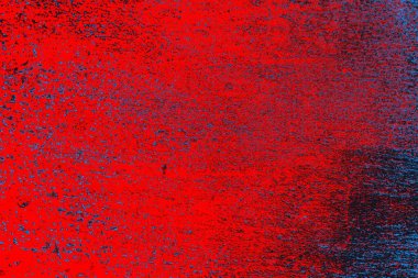 Kırmızı ve mavi renkli grunge duvar dokusu arkaplanı