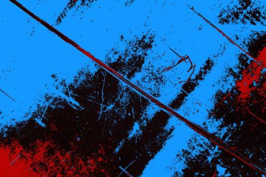 Çizik ve çatlaklarla metal doku