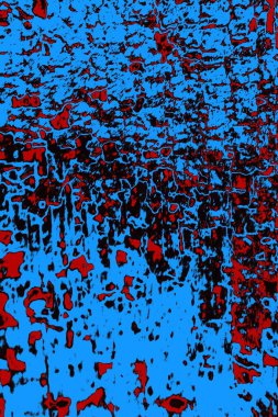 Çizik ve çatlaklarla metal doku