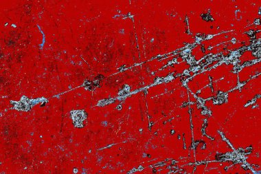 Duvar dokusu arkaplanı eski boyayla soyulmuş 