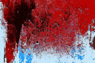 Çizik ve çatlaklarla metal doku