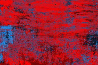 Kırmızı ve mavi renkli grunge duvar dokusu arkaplanı