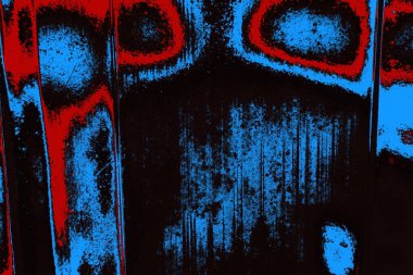 Çizik ve çatlaklarla metal doku