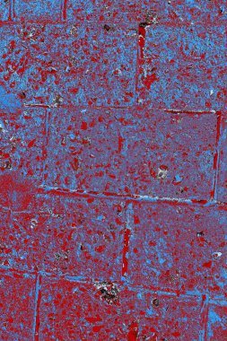 Duvar dokusu arkaplanı eski boyayla soyulmuş 