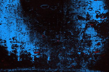 Koyu renkli ses, arka planda çatlaklar olan grunge duvar dokusu