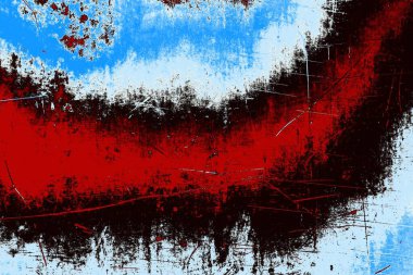 Çizik ve çatlaklarla metal doku