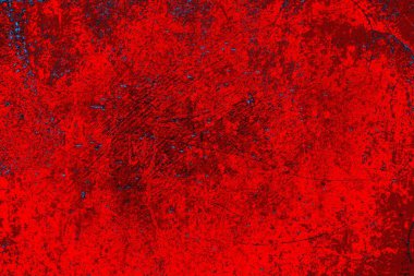Kırmızı ve mavi renkli grunge duvar dokusu arkaplanı