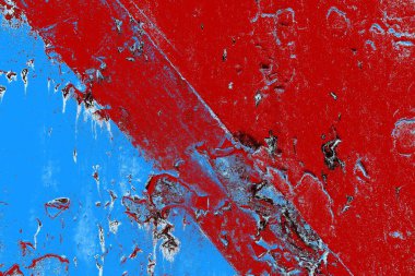 kırmızı, mavi ve siyah grunge duvar dokusu arkaplanı