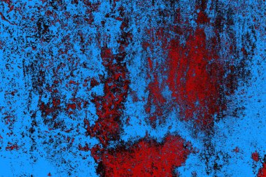 Çizik ve çatlaklarla metal doku