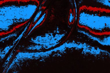 Çizik ve çatlaklarla metal doku