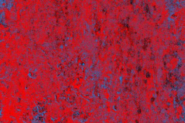 Kırmızı ve mavi renkli grunge duvar dokusu arkaplanı