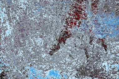 Çizik ve çatlaklarla metal doku