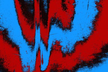 Çizik ve çatlaklarla metal doku