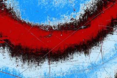 Çizik ve çatlaklarla metal doku