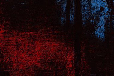 Koyu renkli ses, arka planda çatlaklar olan grunge duvar dokusu