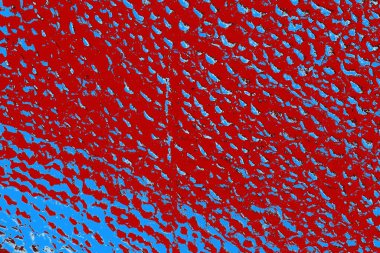 Duvar dokusu arkaplanı eski boyayla soyulmuş 