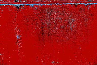 kırmızı mavi ve siyah duvar dokusu ve soyulmuş eski boya. 