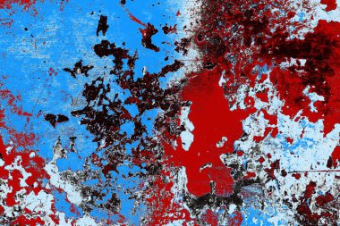 Çizik ve çatlaklarla metal doku