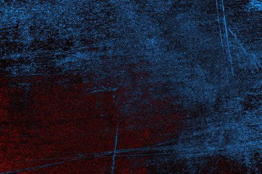 Koyu renkli ses, arka planda çatlaklar olan grunge duvar dokusu