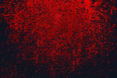 Kırmızı ve mavi renkli grungy duvar, desenli arka plan