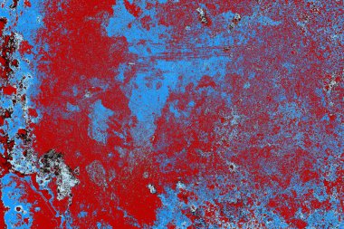 Çizik ve çatlaklarla metal doku